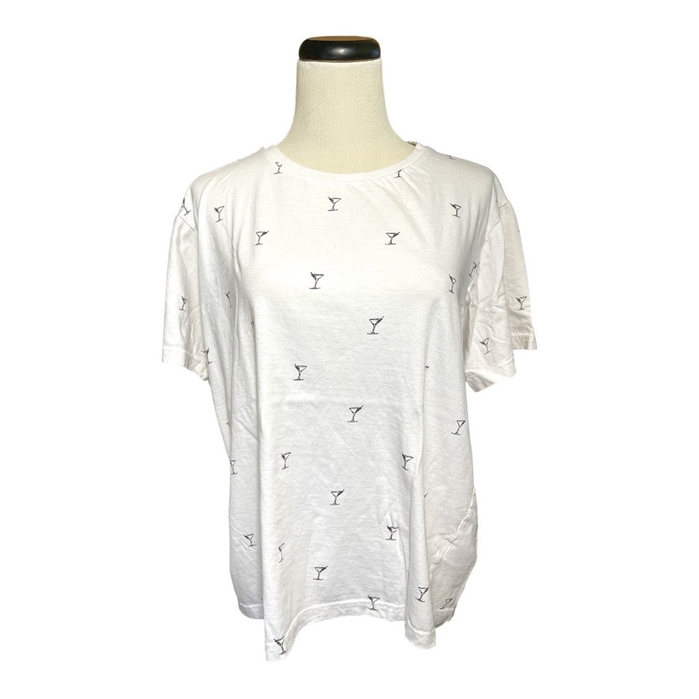 Cactus Man by Ricky Singh Martini themed T-shirt, Women’s large